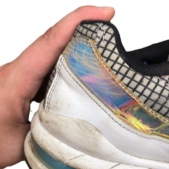 Rare 2018 Nike Air Max 95 LV8 White Blue Glaze Black Size 7 - Picture 9 of 16